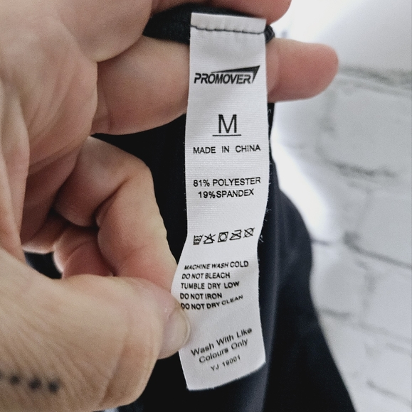 PROMOVER | wide leg high waist goucho cropped athletic pocket yoga pants - Picture 4 of 4